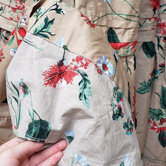 Anthropologie Somerset Maxi Khaki Dress - Picture 8 of 15